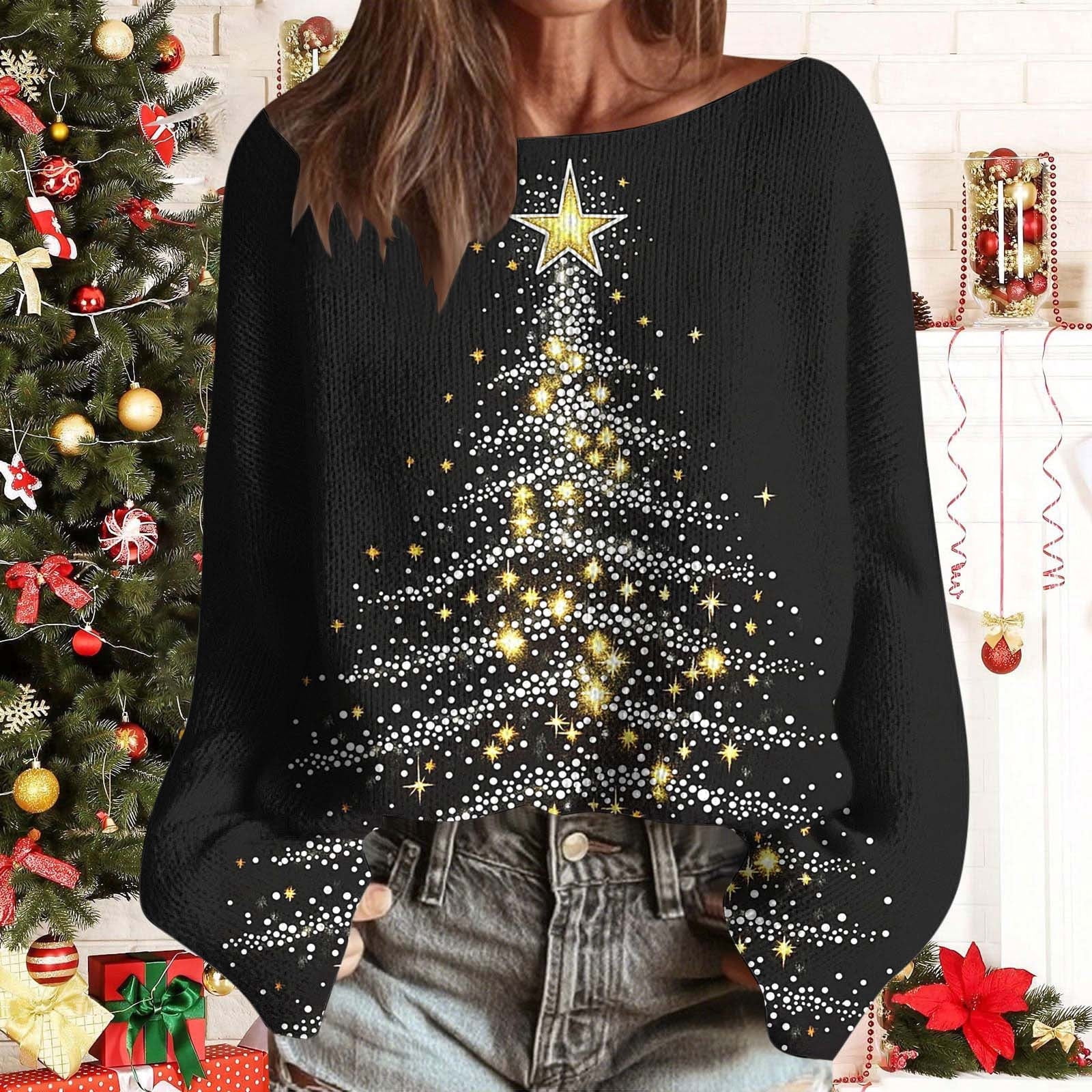 long sleeve plus size wool knitted Christmas women casual midi autumn winter Sweater dress main image 1