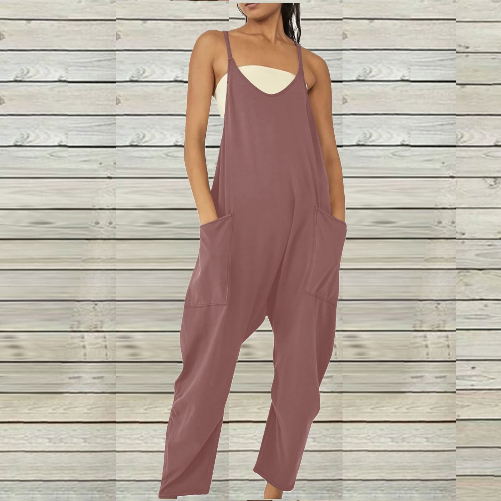 Aboser Women's One Piece Romper Casual Spaghetti Straps Workout