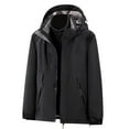 thumbnail image 1 of Aboser Women's Winter Fleece Snow Coats 3-in-1 Waterproof Rain Jacket Warm Mountain Snow Coats Outdoor Hooded Windbreaker Athletic Thench Jackets, 1 of 8