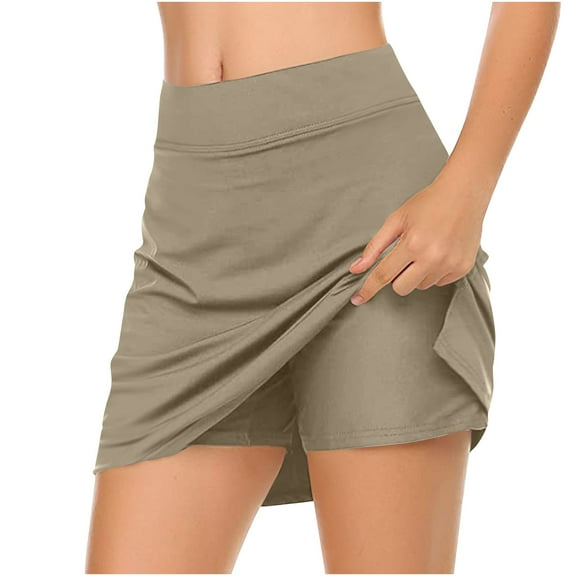 Aboser Womens Athletic Skorts Active Tennis Golf Skirts High Waisted A Line Skort Casual Pickleball Running Skirt Tummy Control Workout Skorts