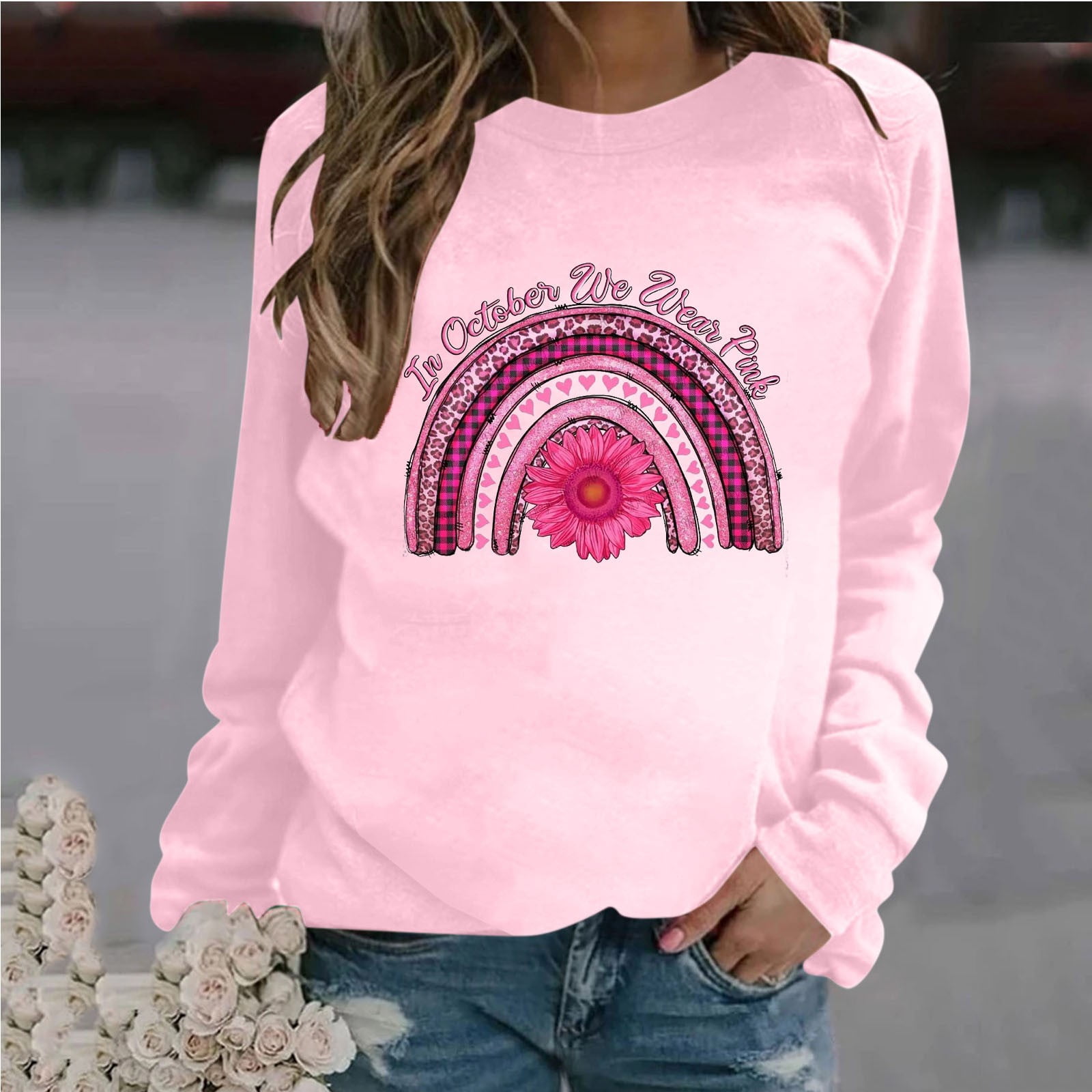 Sweat à Capuche Octobre Rose – Soutien Cancer Du Sein 2023/2024 – Awareness Pink Ribbon