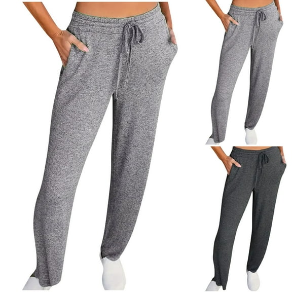 Aboser Womens Joggers Pants Moisture Wicking Workout Sweatpants Drawstring High Waisted Jogging Pants Breathable Straight Leg Sports Trousers with Pockets