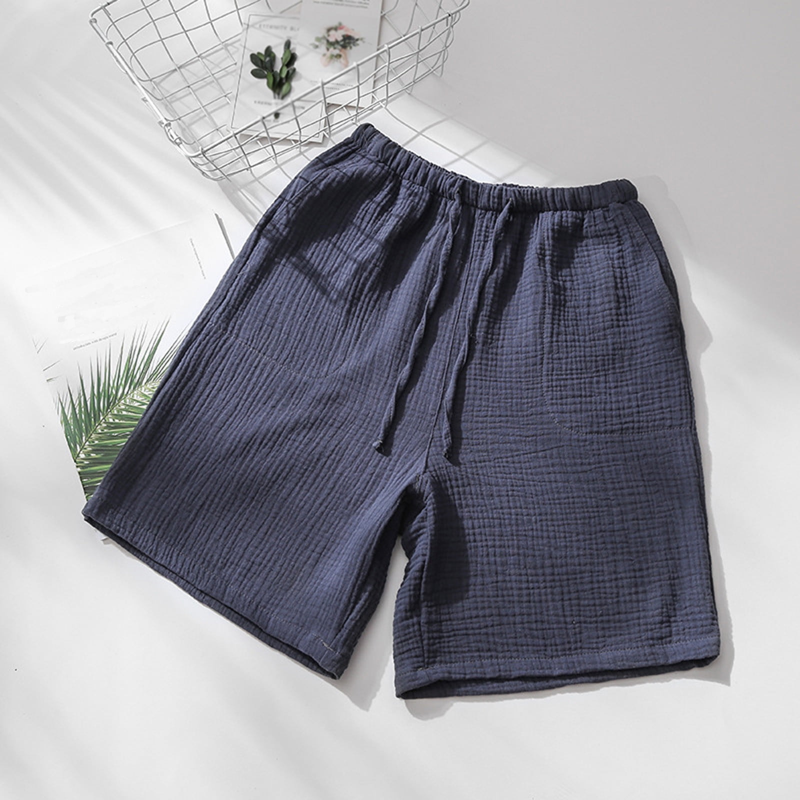 Women’s Sunset Ombre Silky Pajama Shorts – Lightweight Relaxed Fit with Drawstring Waist main image 0