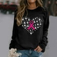 thumbnail image 1 of Aboser Womens Spread the Hope Sweatshirts Breast Cancer Awareness Shirts Pink Ribbon Graphic Fleece Fall Tops Support Fight Cancer Pullover, 1 of 6