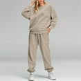 thumbnail image 1 of Aboser Womens Tracksuits Two Piece Outfit Women Tie Dye Pullover Sweatshirt and Sweat Pants 2Pcs Sports Jogging Suits Female Lounge Set, 1 of 9