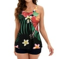 thumbnail image 1 of Aboser Womens Vintage Floral Tankini Swimsuit Two Piece Bathing Suits Beach Swim Top with Boy Shorts Swimwear 2026 Summer Fashion Outfits S-2XL, 1 of 4