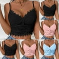 thumbnail image 1 of Aboser Womes Lace Bustier Tops Elegant Going Out Tube Top for Women Summer Trendy Y2k Crop Tops Soft Lace Trim Corset Top, 1 of 8