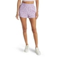 thumbnail image 1 of Abound Womens Shorts Printed Pull On Smocked Waist   Purple XXS, 1 of 3