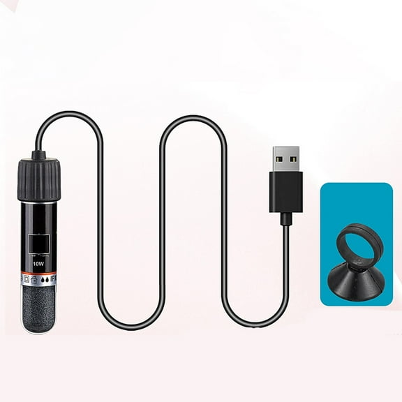 About 130Cm Wire Length Small Aquarium Heater High-Quality Quartz Glass Intelligent Thermal Sensor For Less Than 25 Liters