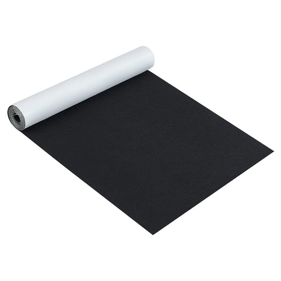 About 2m Self-adhesive Felt Fabric DIY Crafts Black 40x0.1cm
