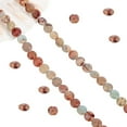 thumbnail image 1 of About 53 Pcs Natural Aqua Terra Jasper Beads Strand 8mm Flat Round Crystal Loose Beads Gemstone Beads Charms for Jewelry Craft DIY Projects Making, 1 of 5