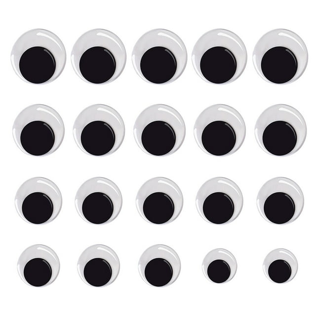 About 800Pcs Lifelike Eyeball Stickers Oversized Plastic Eyeball
