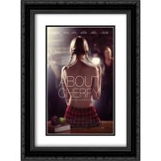 About Cherry 18x24 Black Ornate Wood Framed Movie Poster with Double Matting