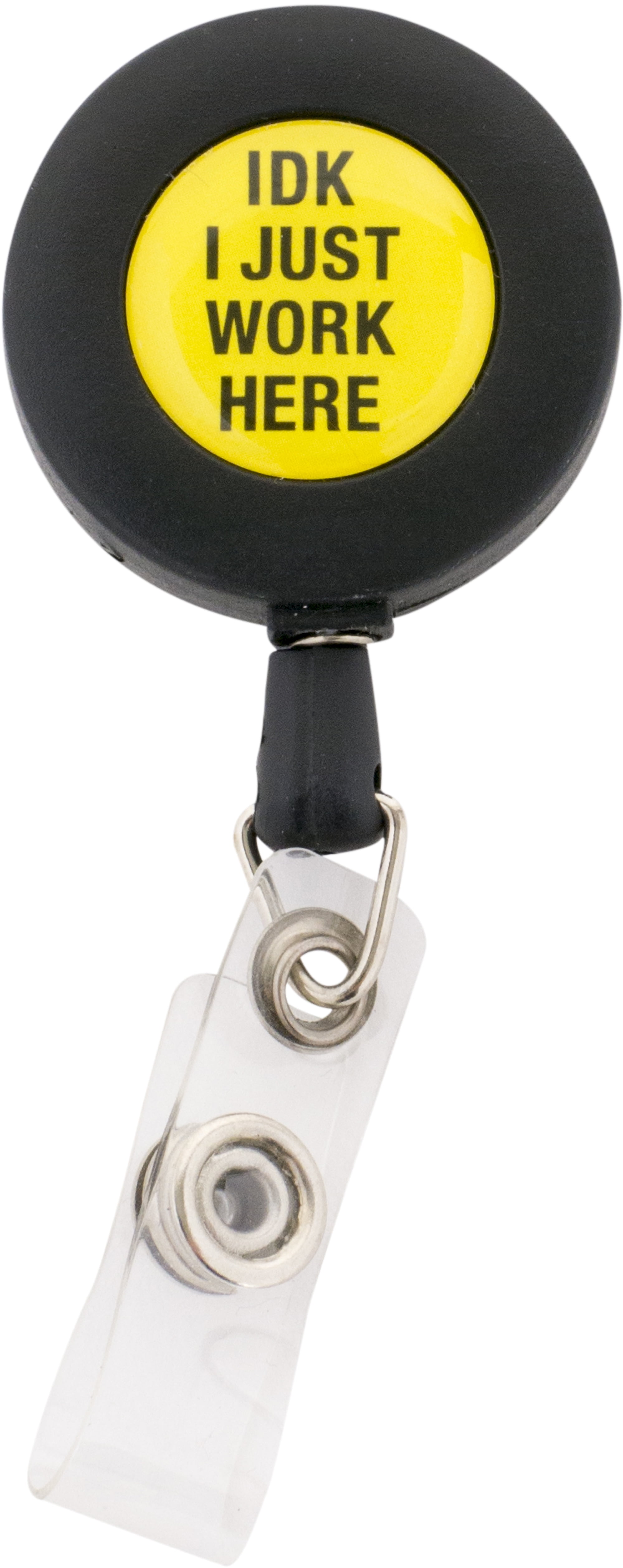 150 Pcs Black Retractable Badge Reels Bulk Holders Reels Clip with