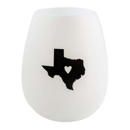 About Face Designs Texas Silicone Wine Glass