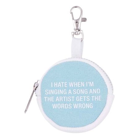 About Face Designs Words Wrong Earbud Case