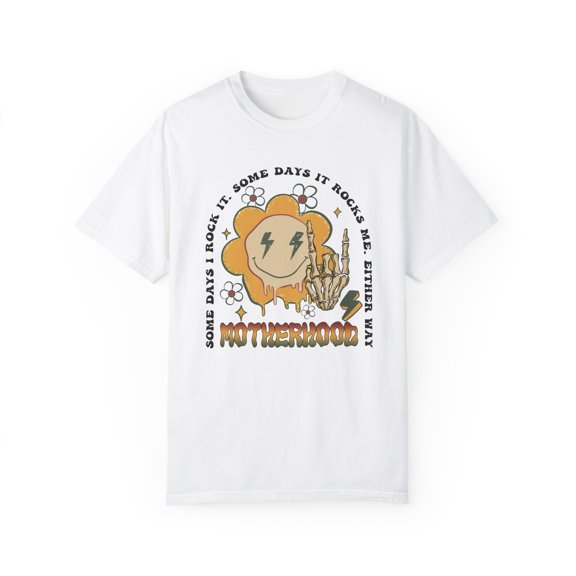 About Some Days I Rock It Some Days It Rocks Me Comfort Colors Shirt