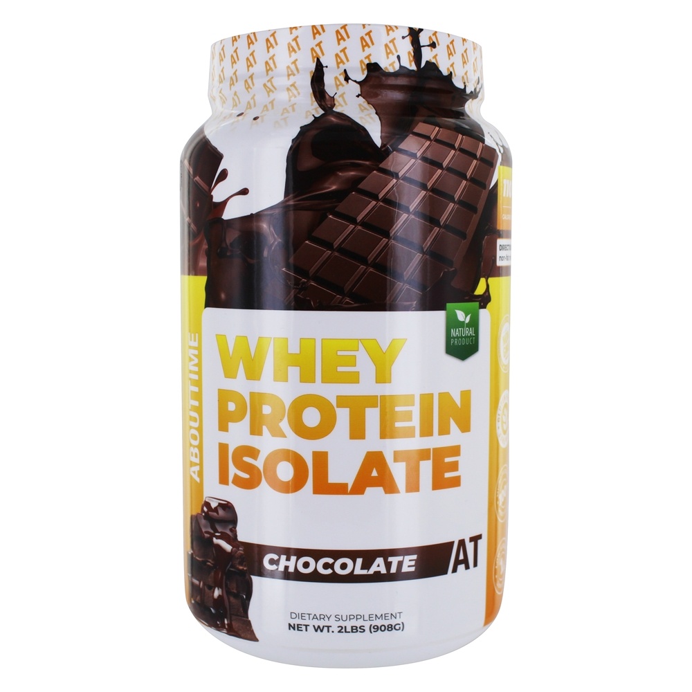 About Time Whey Protein Isolate Chocolate 2 lbs.
