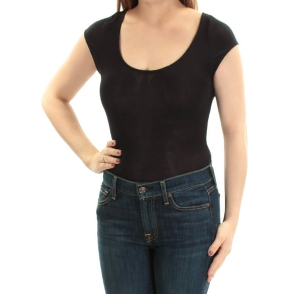 About the Back Bodysuit Tank Top Black