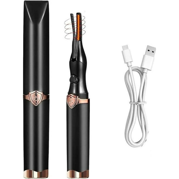 Aboutabsent Eyelash, Caedralash Eyelash Curler, Portable Heated Eyelashcurler, 3 Heat Modes, 24h Long-Lasting Curl, Mini Long Lasting Natural Curling Lash Tool, for All Lash