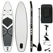 Aboutboard 10'6'' Inflatable Stand Up Paddle Board - Premium Accessories, Youth & Adult White