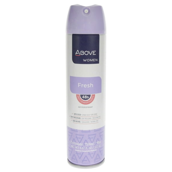 Above 48 Hours Antiperspirant Deodorant Spray for Women, Fresh, 3.17 oz