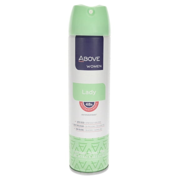 Above 48 Hours Antiperspirant Deodorant Spray for Women, Lady, 3.17 oz