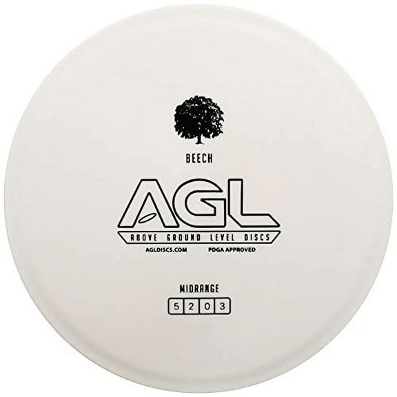 Above Ground Level Glow Woodland Beech Midrange Golf Disc - 177-182g