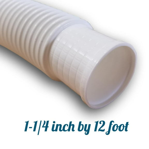 Above Ground Pool Filter Connection Hose, 1-1/4" x 12'