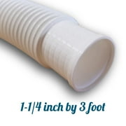 Above Ground Pool Filter Connection Hose, 1-1/4 x 3