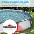 thumbnail image 1 of Above Ground Pool Hose Adapter - Leak-Proof Pool Hose Connector Replacement for Pool Parts and Accessories, Essential Pool Maintenance Accessory, 1 of 9