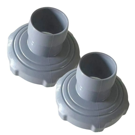 Above Ground Pool Hose Adapter Skimmer 11238 for Pool Maintenance 1-1/2 Inch to 3-1/4 Inch PVC Gray Pool Vacuum Hose Connector