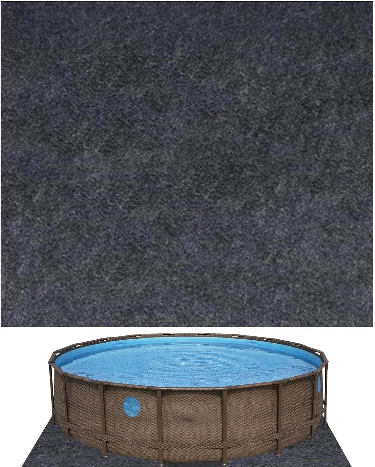 Above Ground Pool Liner,Under Pool Padding Mats for Protection