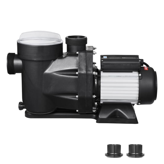 Above Ground Pool Pump,2 HP Single Speed 220V,135 GPM Max Flow with Strainer Basket,3450 RPM for Swimming Pool Water Circulation