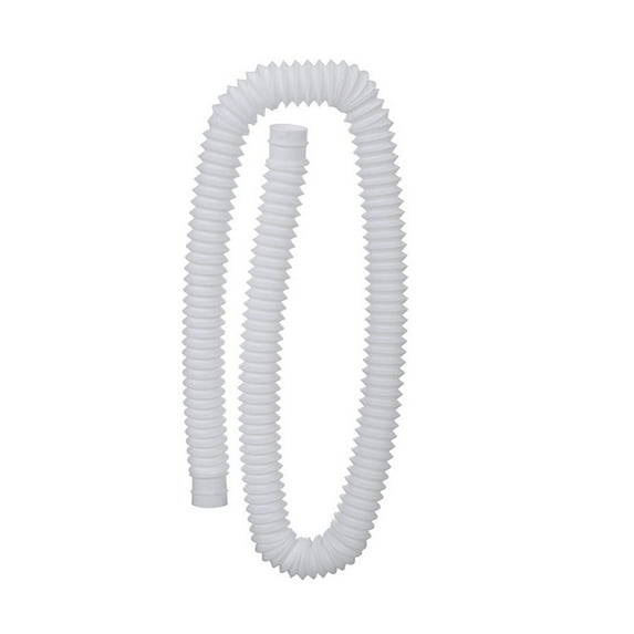 Above Ground Pool Replacement Hose 59 Inch 1.25 Inch Diameter Polyethylene with Brass Clamps for 330-1000 GPH Pumps