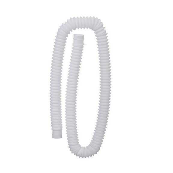 Above Ground Pool Replacement Hose 59 Inch 1.25 Inch Diameter Polyethylene with Brass Clamps for 330-1000 GPH Pumps