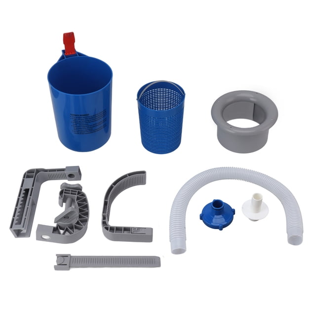 Above Ground Pool Surface Skimmer Blue Wall Mount Pool Surface