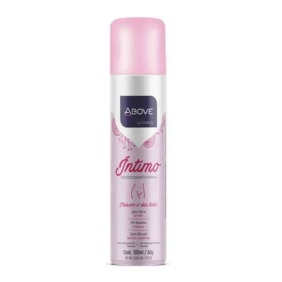 Above Intimo Deodorant Spray, Deodorant for Women, Women Deodorant, 2.11 oz