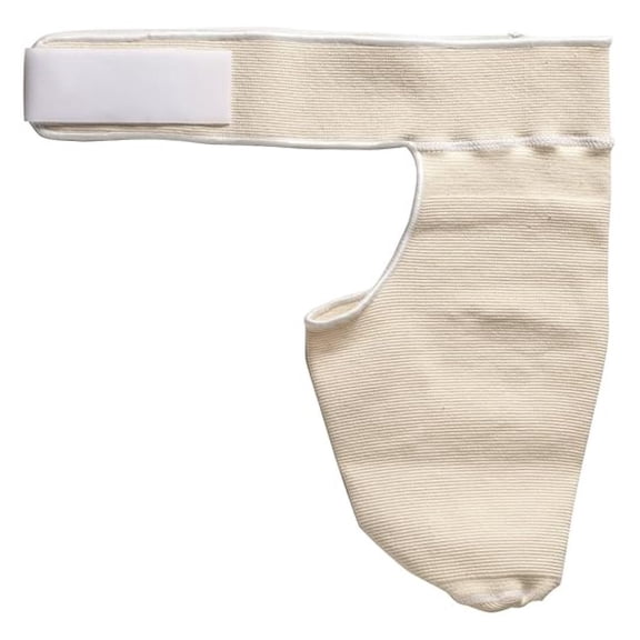 Above Knee AK Stump Shrinker, Amputee Care Limb Compression, Elastic Belt, X-Large (10 inch Length), White