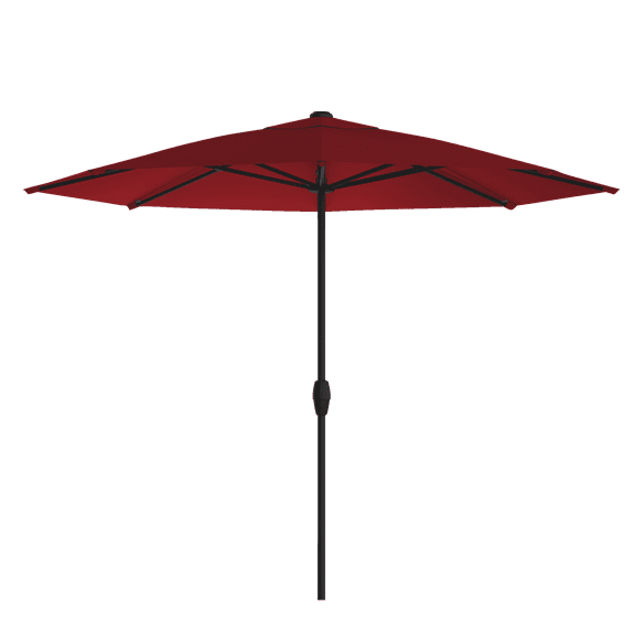 Above OneClick 2 with Rib Replacement Technology 9 Feet Market Patio Umbrella Red