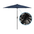 thumbnail image 1 of Above 9' Patio Market Outdoor Umbrella Quickswap with Rib Replacement Technology, Navy, 1 of 7