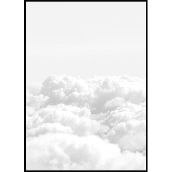 Above The Clouds Poster Wall Art, Modern Wall Decor For Living Room Bedroom, 8x12 UNFRAMED
