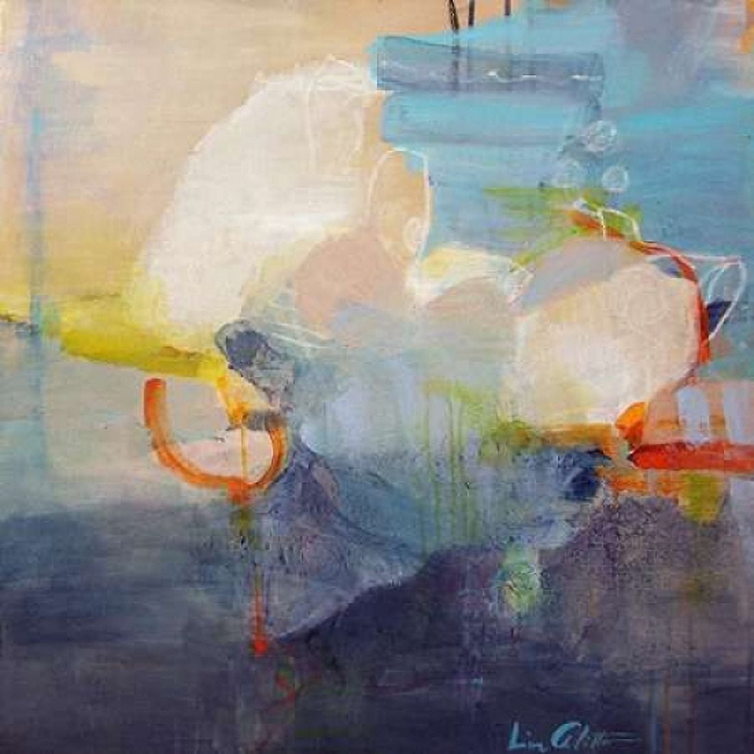 Above the Clouds Canvas Art - Lina Alattar (24 x 24)