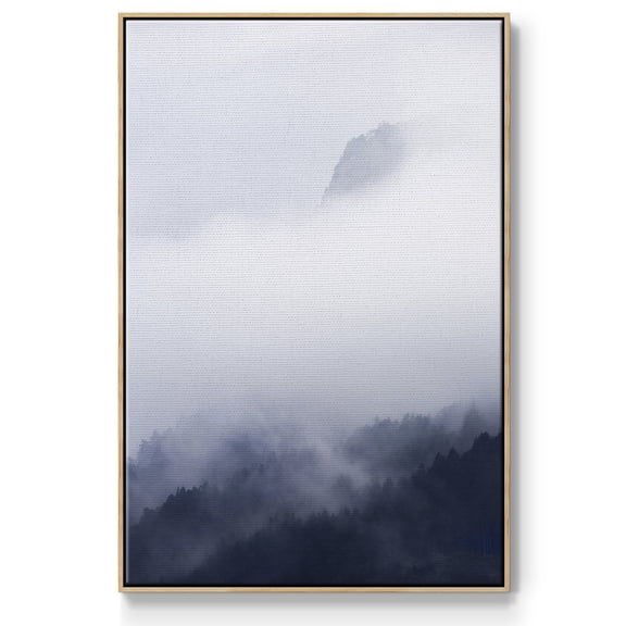 Above the Clouds Framed Premium Gallery Wrapped Canvas - Ready to Hang
