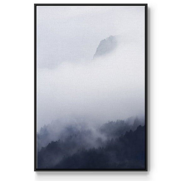 Above the Clouds Framed Premium Gallery Wrapped Canvas - Ready to Hang