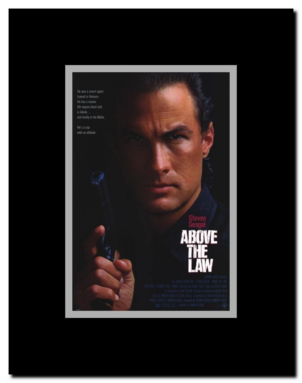 Above the Law Framed Movie Poster