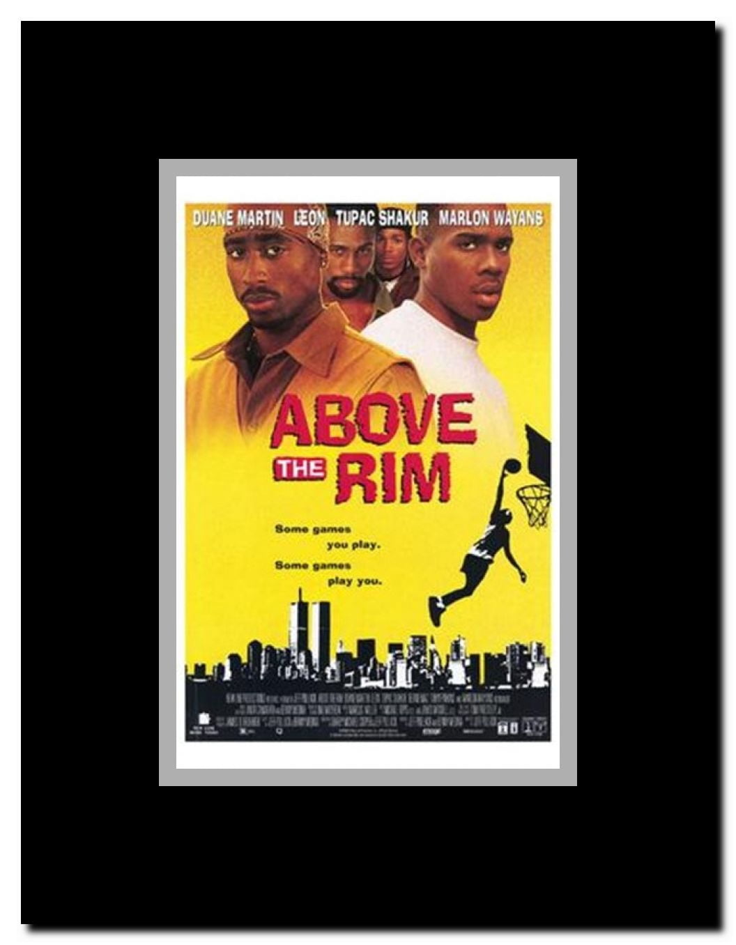 Above the Rim Framed Movie Poster