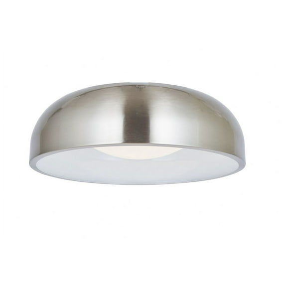 Abra Lighting 13" 3CCK Inner Curve Flushmount with Opal Glass Diffuser