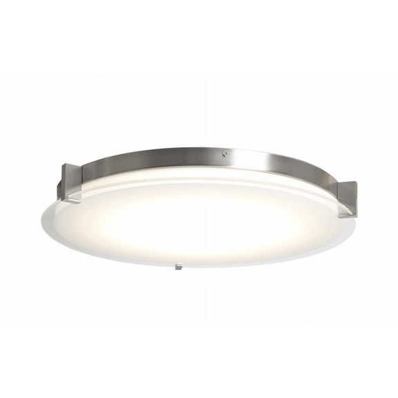 Abra Lighting - Matrix - 40W 1 LED Flat Round Low Profile Flush Mount-1.97