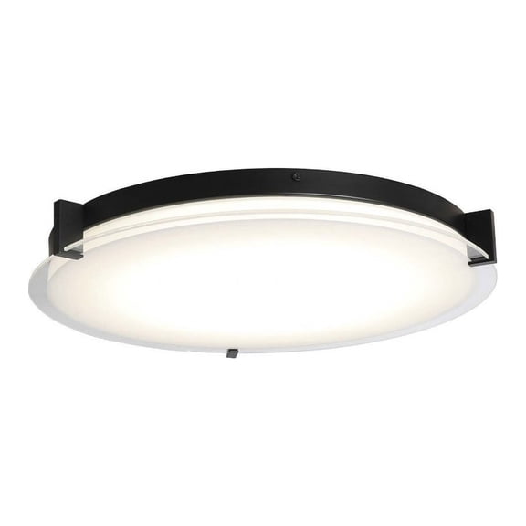 Abra Lighting - Matrix - 40W 1 LED Flat Round Low Profile Flush Mount-2 Inches
